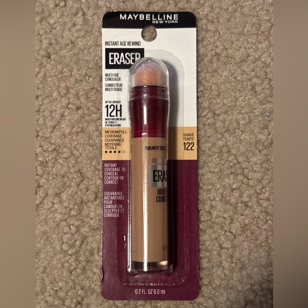 Maybelline Instant Age Rewind Eraser Multi-Use Concealer #122 Tente: new